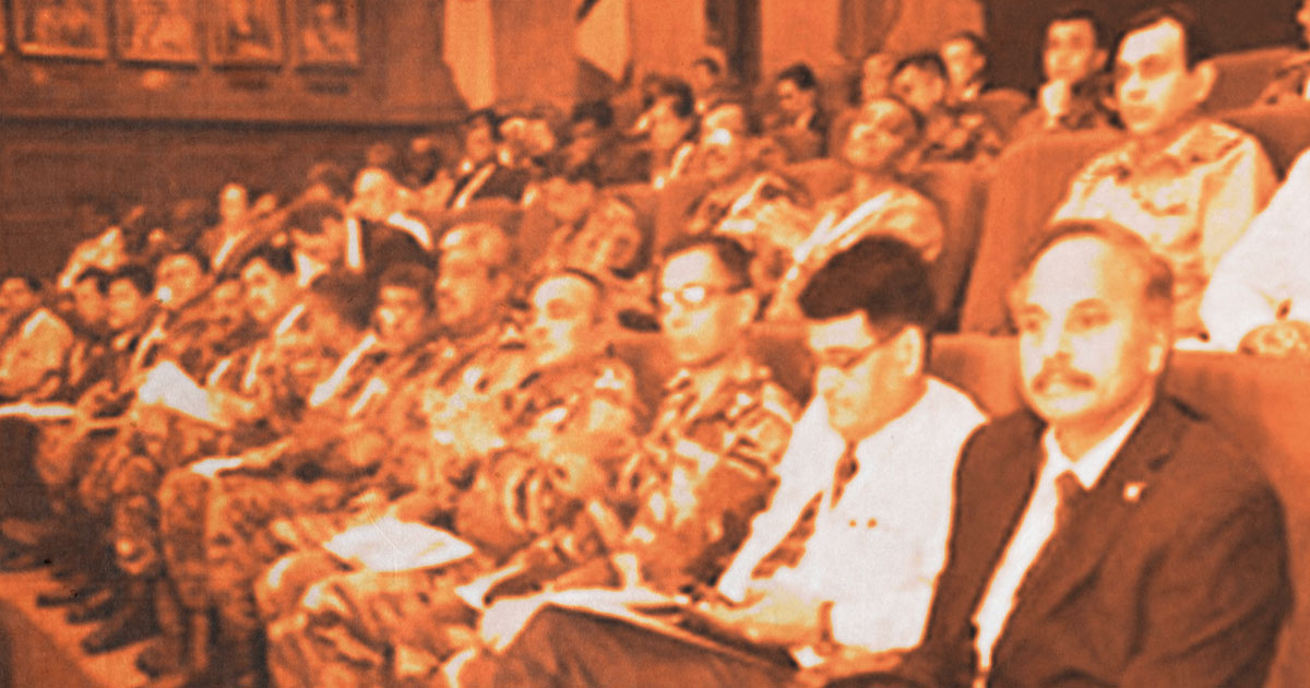 Event audience for defense attaches conclave 